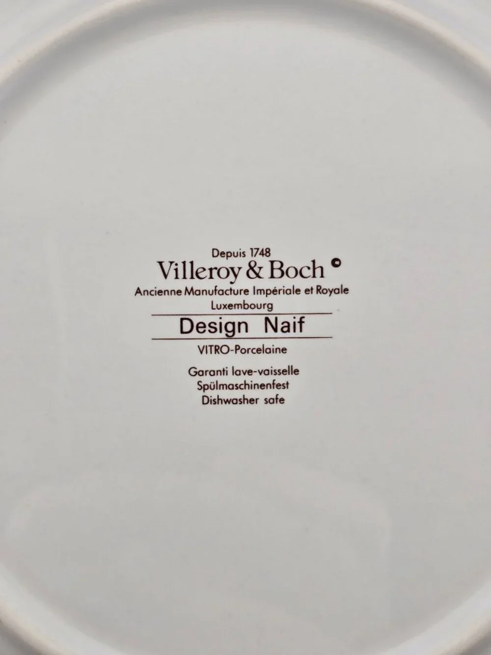 Villeroy & Boch 8 1/4” Salad Plate Design Naïf Town Square By Laplau